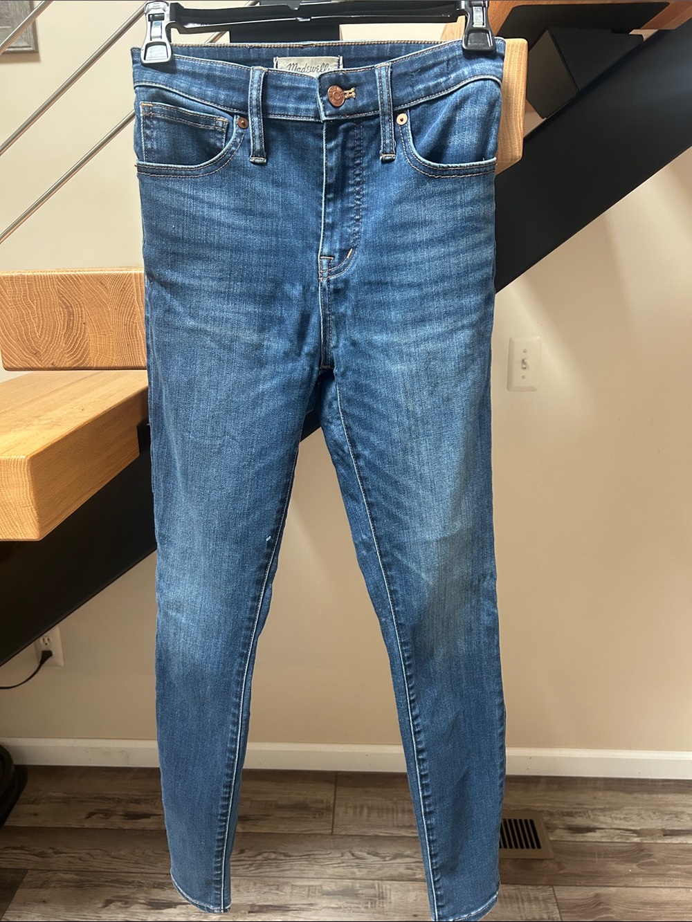 Madewell Women's Skinny Jeans in Medium Blue Wash